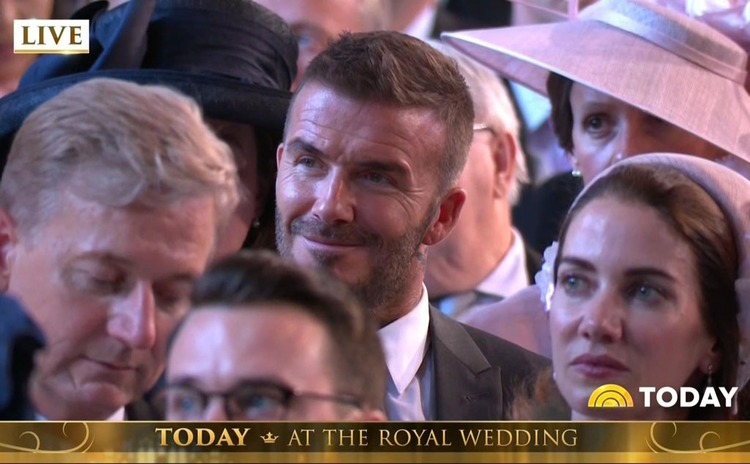 David Beckham From Le Mariage Du Prince Harry Et De Meghan Markle